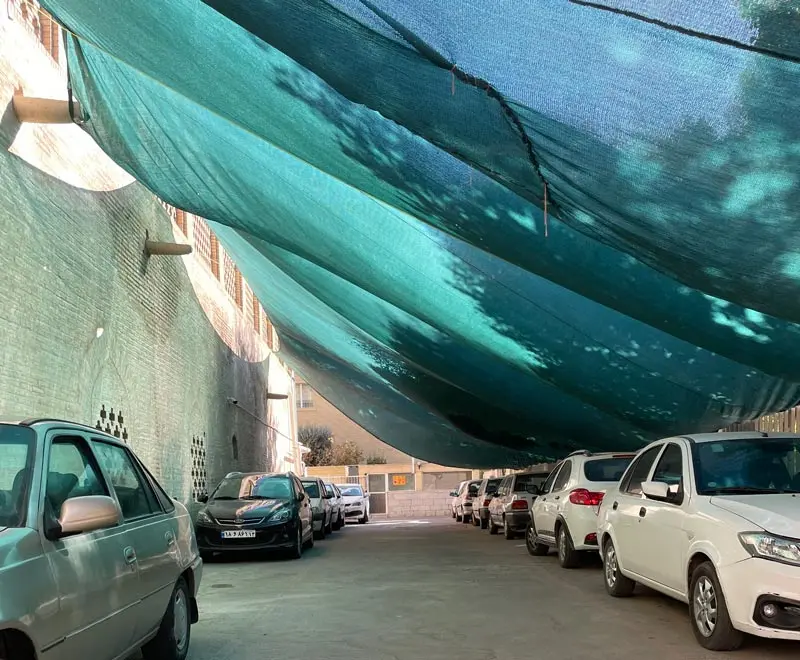 توری سایبان پارکینگ