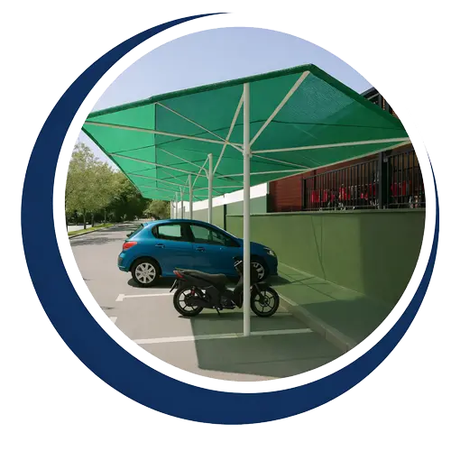 توری سایبان پارکینگ