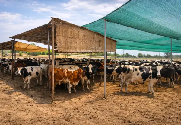 مقایسه توری سایبان دامداری با سایه‌بان سنتی | مزایا، هزینه و دوام در شرایط واقعی