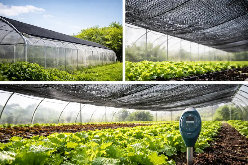 توری ضد تبخیر چیست؟ | چگونه مصرف آب در گلخانه را کاهش می‌دهد و راندمان را افزایش می‌کند؟