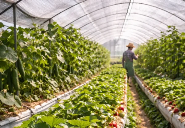 مزایای استفاده از شید گلخانه در افزایش بازدهی محصولات کشاورزی