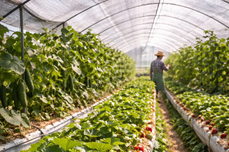 مزایای استفاده از شید گلخانه در افزایش بازدهی محصولات کشاورزی